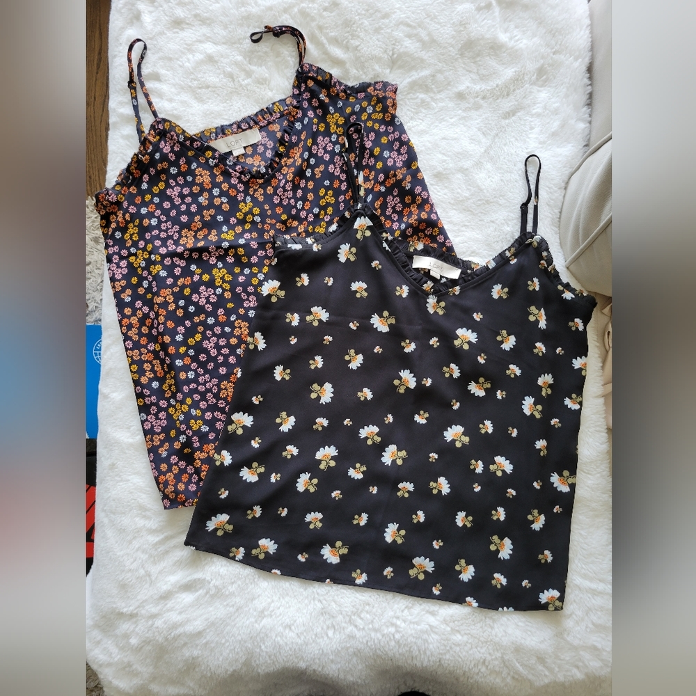 Lot of two Floral cami tops🌷
